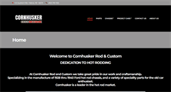 Desktop Screenshot of cornhuskerrodandcustom.net