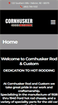 Mobile Screenshot of cornhuskerrodandcustom.net